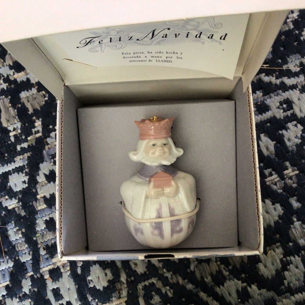 Lladro King Melchor ornament